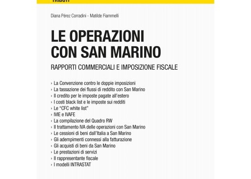 Le operazioni  con San Marino
