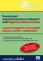 892 Funzionari amministrativo-tributari nell’ Agenzia delle Entrate.