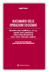 Massimario delle operazioni societarie