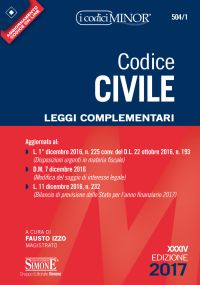 Codice civile e leggi complementari 2017 (Editio minor)