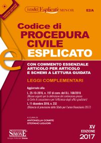 Codice di procedura Civile Esplicato 2017