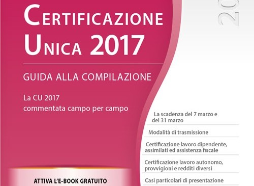 Certificazione Unica 2017