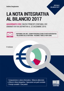 La nota integrativa al bilancio 2017