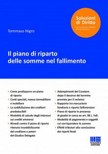 Il piano di riparto delle somme nel fallimento