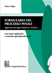 Formulario del processo penale