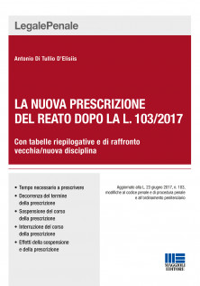 La nuova prescrizione del reato dopo la L. 103/2017