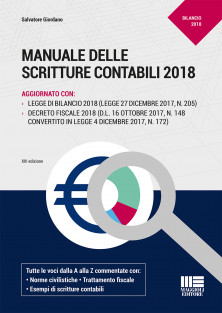 Manuale delle scritture contabili 2018