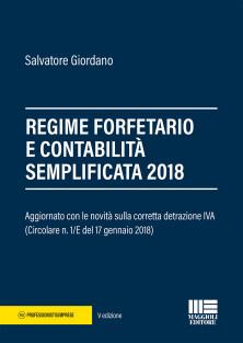 Regime forfetario e contabilità semplificata 2018