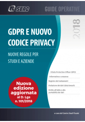 Gdpr e nuovo codice privacy – Le regole per studi e aziende