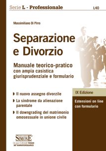 Separazione e divorzio L40