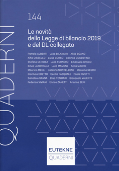 Le novità della Legge di bilancio 2019 e del DL collegato