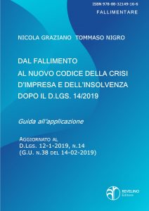 Dal fallimento al nuovo codice della crisi d’impresa e dell’insolvenza dopo il D.Lgs. 14/2019