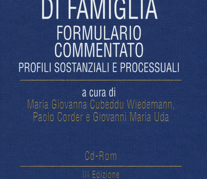 Diritto di famiglia – Formulario commentato