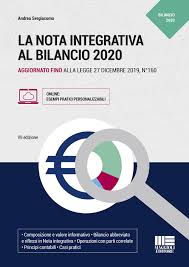 La nota integrativa al bilancio 2020