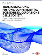 Trasformazione, fusione, conferimento, scissione e liquidazione delle società