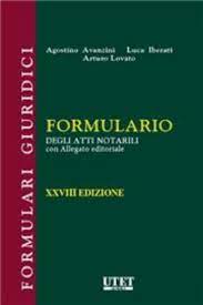 Formulario degli atti notarili