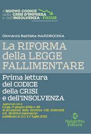 La riforma della legge fallimentare. Prima lettura del codice della crisi e dell’insolvenza.