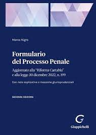 Formulario del Processo Penale