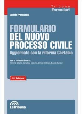 Formulario del nuovo processo civile 2023