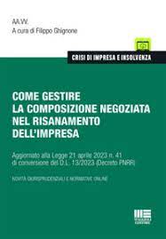 Come gestire la composizione negoziata nel risanamento dell’impresa