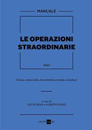 Le operazioni straordinarie 2023