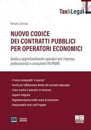 Nuovo codice dei contratti pubblici per operatori economici