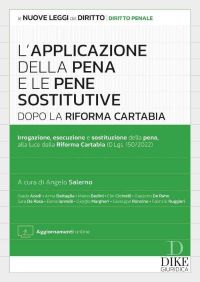 applicazione della pena e pene sostitutive