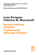 ART. 2507-2510 bis Società costituite all’estero – Trasferimento della sede all’estero