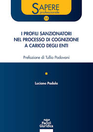 profili sanzionatori processo cognizione carico enti